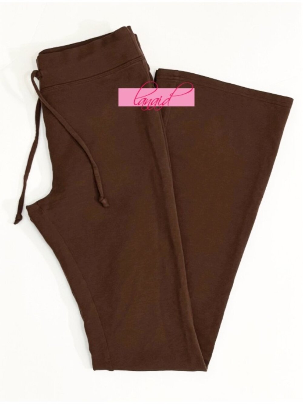 Alo Sway Bootcut Sweatpants Brownstone High-Rise Waist Waisted Flared Sweats S - Picture 9 of 13
